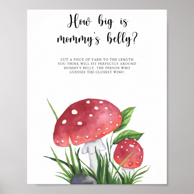 Fungi - how big is mommy's belly game poster (Front)