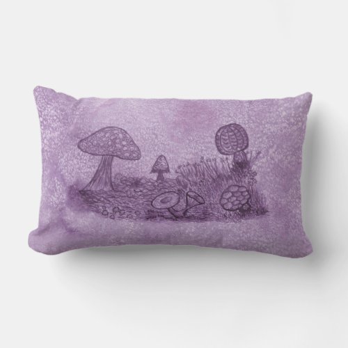 Fungi Meadow Pillow