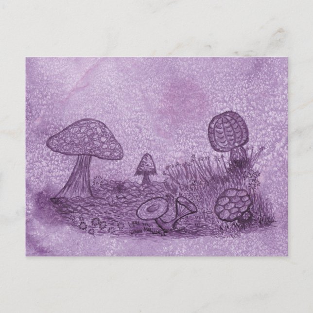 Fungi Meadow Postcard (Front)