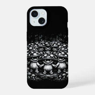 Fungus Folk • Forest Creatures by BurnsInHell iPhone 15 Case