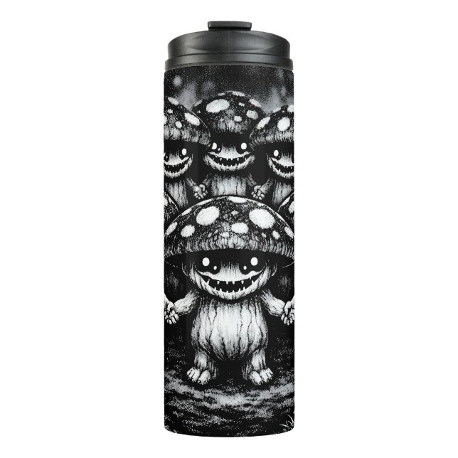 Fungus Folk •  Forest Creatures by BurnsInHell Thermal Tumbler (Front)
