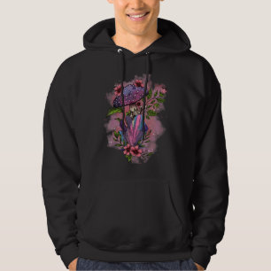 Fungus Magic Psilocybin Mushrooms Tie Dye Hippie   Hoodie