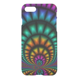 Funhouse Fractals iPhone 7 Clearly™ Deflector Case