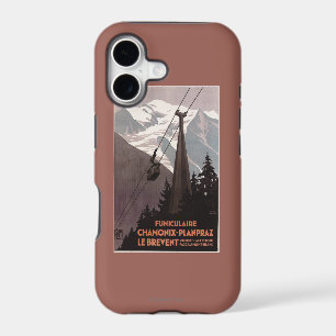 Funiculaire Le Brevent Cable Car Poster iPhone 17 Case