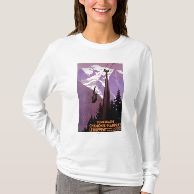 Funicular Railway to Brevent Mt. T-Shirt (Front)