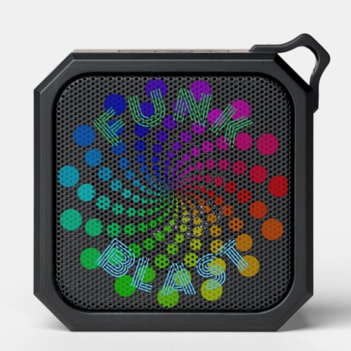 Funk Blast Mesmerizing Colored Spiral Party Sounds Bluetooth Speaker