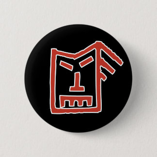 Funk Face Pinback Button