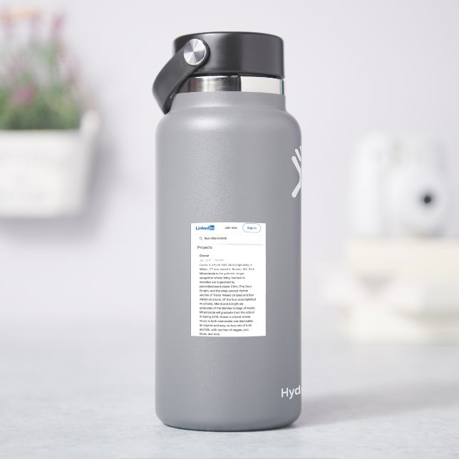 Funk-Folk Band Sticker (HydroFlask)