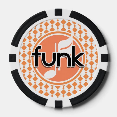 Funk Music Poker Chips