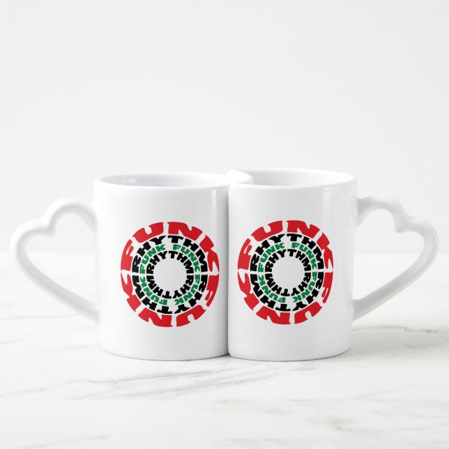 Funk Rhythm Funk Funk Rhythm Coffee Mug Set (Front Nesting)