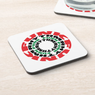 Funk Rhythm Funk Funk Rhythm Drink Coaster