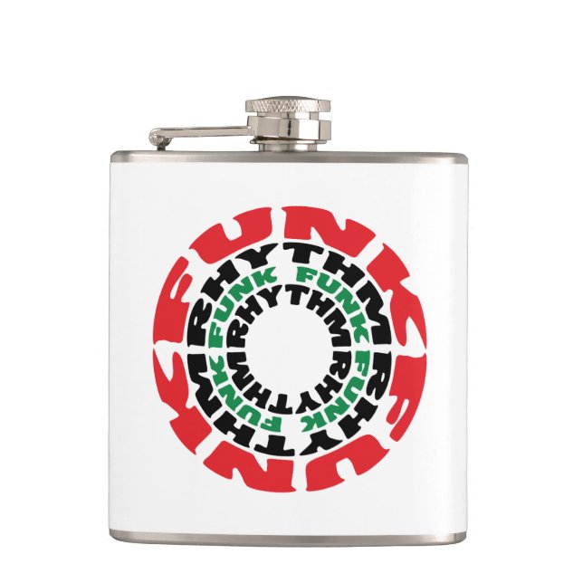 Funk Rhythm Funk Funk Rhythm Flask (Front)