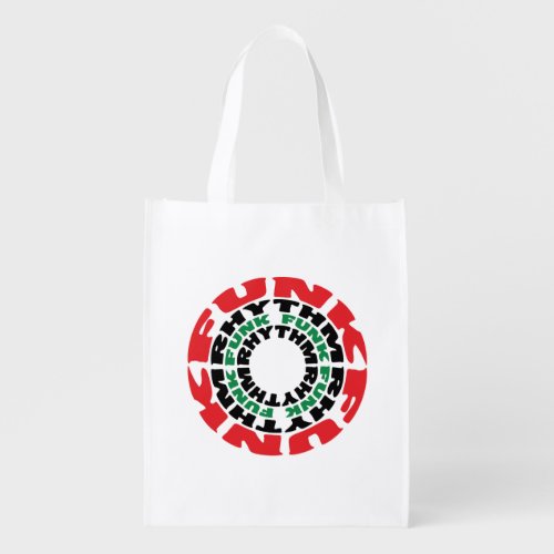 Funk Rhythm Funk Funk Rhythm Grocery Bag