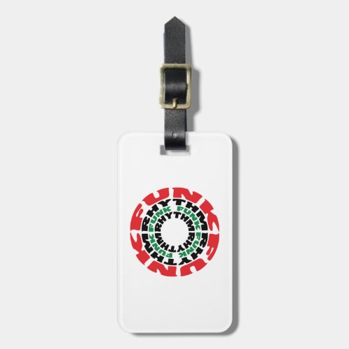 Funk Rhythm Funk Funk Rhythm Luggage Tag