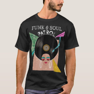 FUNK SOUL PATROL 70s 80s Vintage Afro Graphic T-Shirt