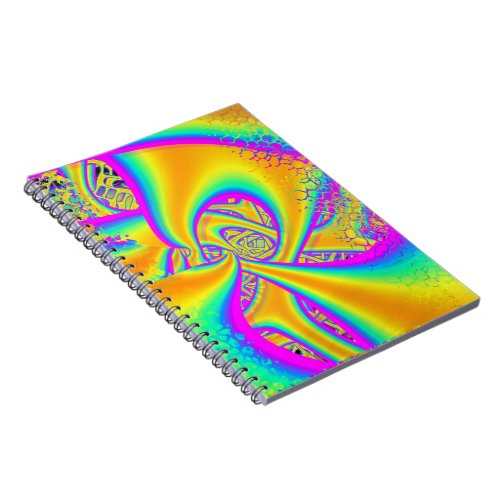 Funkidelic Dichroic Fused Glass Fractal Notebook