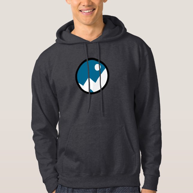 funklord logo - Blue/White Hoodie (Front)