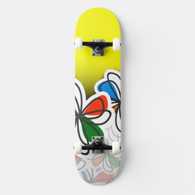 Funky 5 Skateboard Deck (Front)