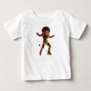Funky 70s Disco Lion in Gold Sequin Jumpsuit Baby T-Shirt