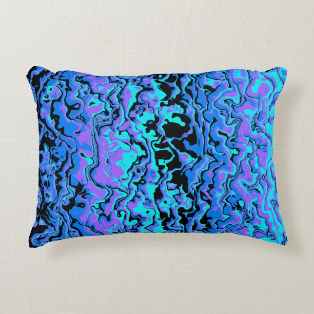 Funky Abstract Accent Pillow (Front)