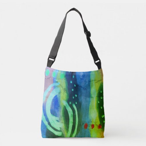 Funky Abstract Art Crossbody Bag