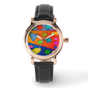 Funky Abstract Art to Wear Watch
