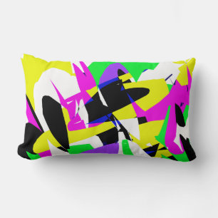 Funky Abstract Colourful Pattern Pillow Cushion
