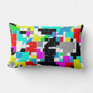 Funky Abstract Colourful Pattern Pillow Cushion