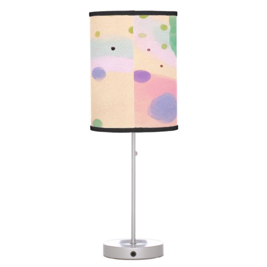 Funky Abstract Decorative Art Table Lamp (Back)