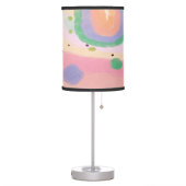 Funky Abstract Decorative Art Table Lamp (Left)