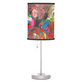 Funky Abstract Joyful Colorful Table Lamp (Right)