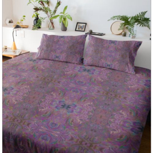 Funky Abstract Liquid Marble Pattern Duvet Cover