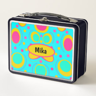 Funky Abstract Metal Lunch Box