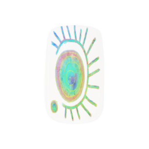 Funky Abstract Nail Art