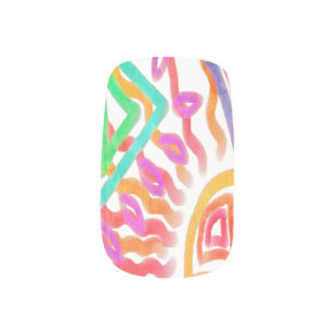 Funky Abstract Nail Art