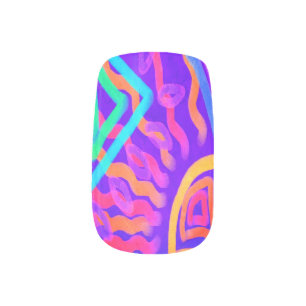 Funky Abstract Nail Art