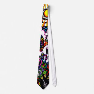 Funky Abstract Neck Tie