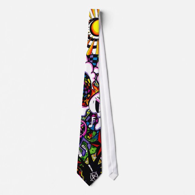 Funky Abstract Neck Tie (Front)