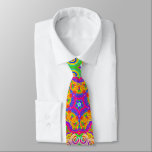 Funky Abstract Neck Tie<br><div class="desc">Funky cool and colorful abstract kaleidoscope design.</div>