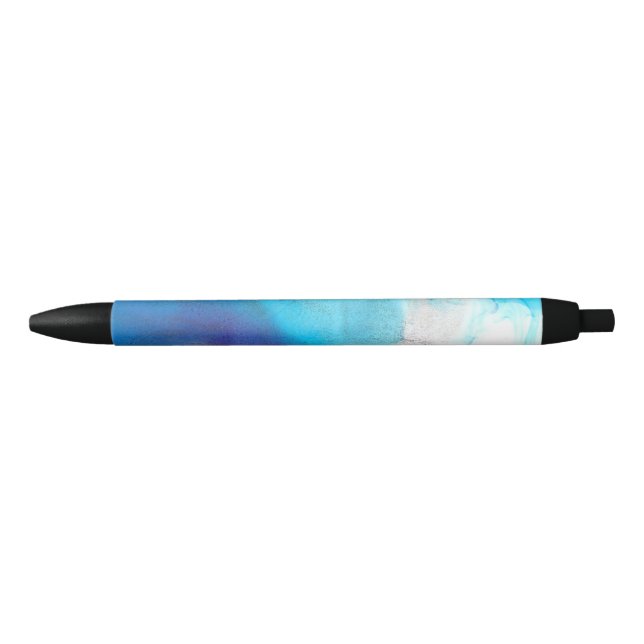 Funky abstract pastel marbled alcohol ink  watch pen (Front)