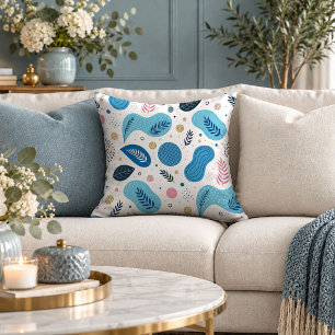 Funky Abstract Pastel Memphis Decorative Pillow Ar