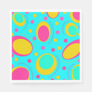 Funky Abstract Pattern Napkins