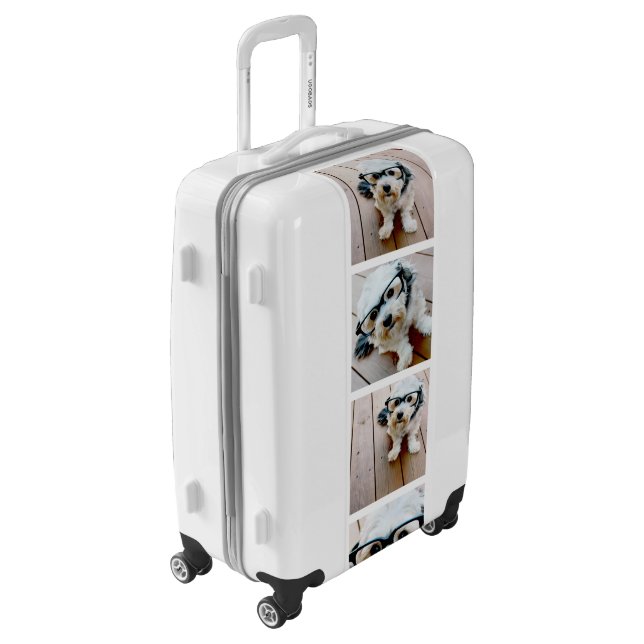 Funky Add Your 4 Photos Film Strip Luggage (Rotated Left)