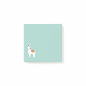 Funky Alpaca llama drama cute animal Post-it Notes