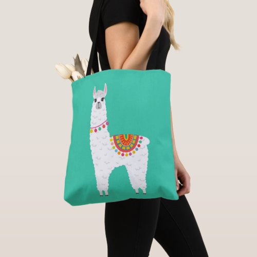 Funky Alpaca llama drama cute animal Tote Bag