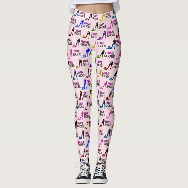 FUNKY AND CHIC SHOE LOVER LEGGINGS (Front)