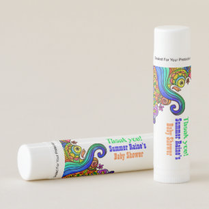 Funky and Fun Lip Balm, Baby shower, party Balm