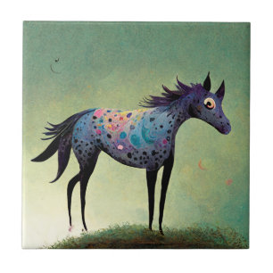 Funky Appaloosa Ceramic Tile