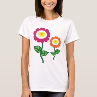 Funky Art Flowers T-Shirt