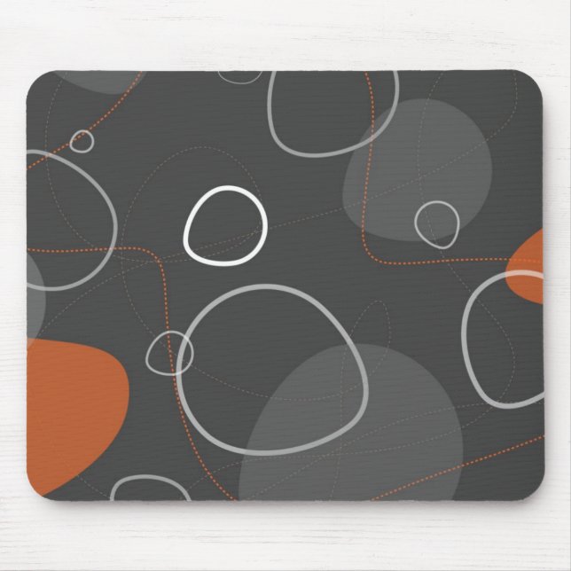 Funky Atomic Age abstract mouse pad (Front)
